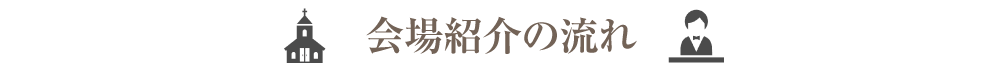 会場紹介の流れ